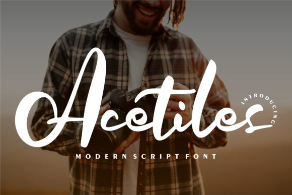 Acetiles: A Handwritten Font with Editorial Charm