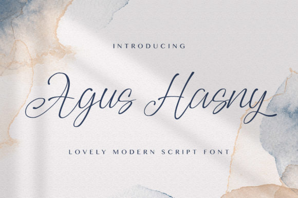 Agus Hasny: A Handwritten Font That Elevates Handmade Creations