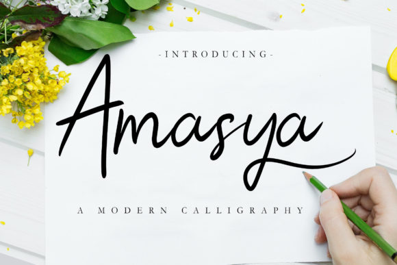 Amasya Font for Handmade Creations