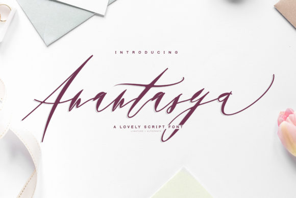 Anantasya: A Handwritten Font for Modern Web Design