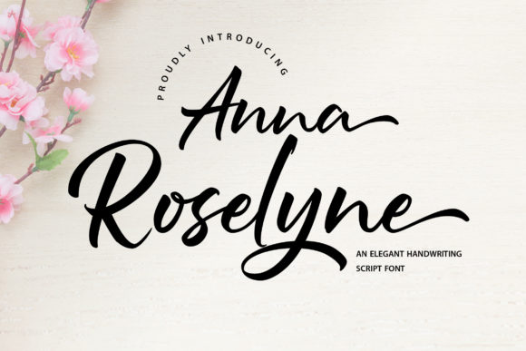 Anna Rosselyn: A Handwritten Font for Editorial Design
