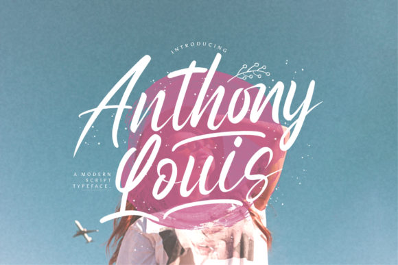Anthony Louis: A Modern Script Font for Polished Branding