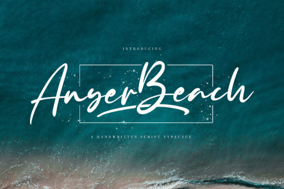 Anyer Beach: A Stylish Script Font for Digital Marketing