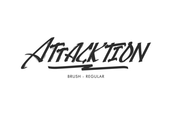 Attacktion: A Handwritten Font for Modern Editorial Design
