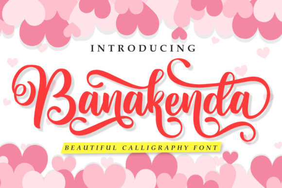Banakenda: A Handwritten Font for Editorial Design