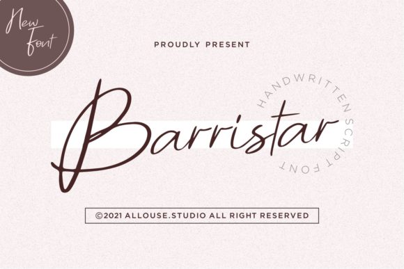 Barristar: A Delicate Script Font for Modern Branding
