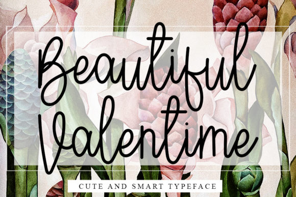 Beautiful Valentine: A Script Font for Romantic Projects