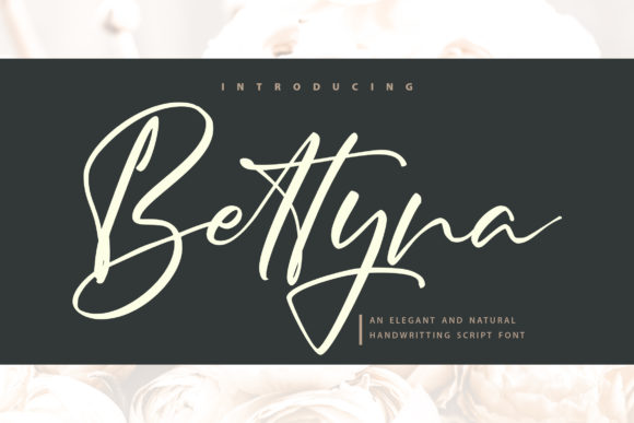 Bettyna: A Handwritten Font for Modern Web Design