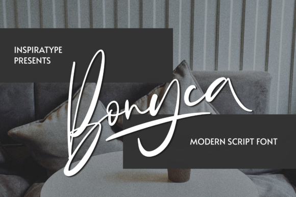 Bonyca: A Handwritten Font for Modern Editorial Design