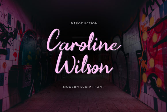 Caroline Wilson: A Script Font for Editorial Elegance