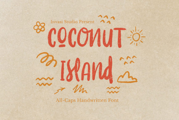Coconut Island Font for Trendy Marketing Designs