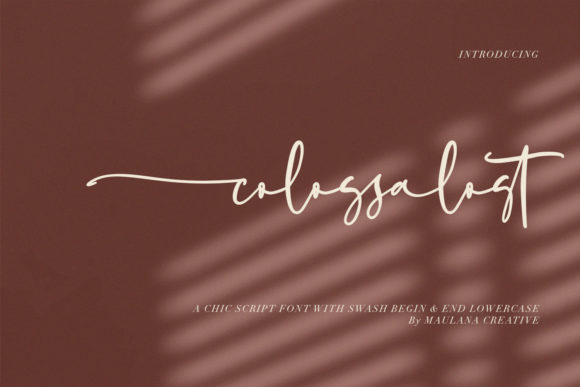 Colossalost: A Handwritten Font That Elevates Web Design