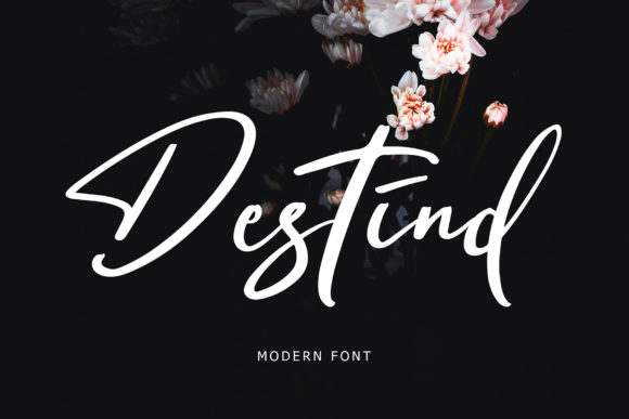 Destind: A Modern Handwritten Font for Creative Branding
