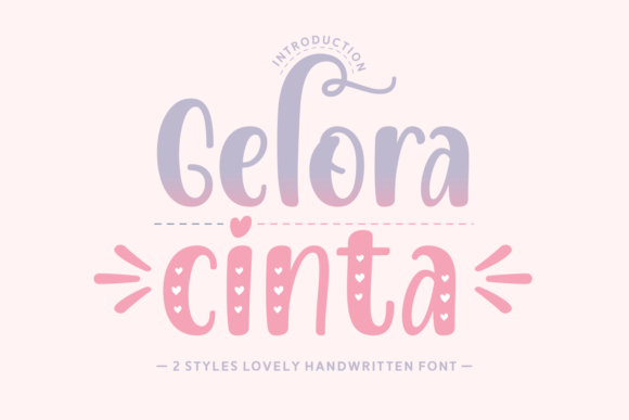Gelora Cinta: A Whimsical Handwritten Font for Editorial Design