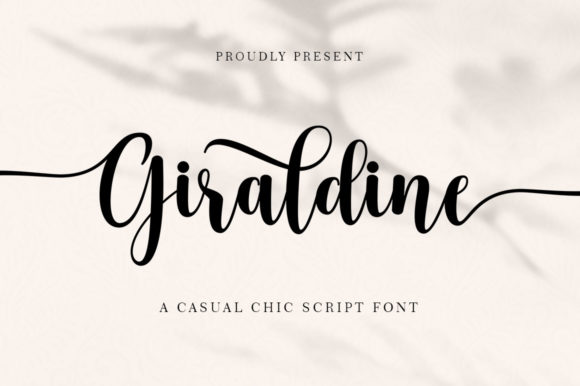 Giraldine: A Romantic Script Font for Web Design