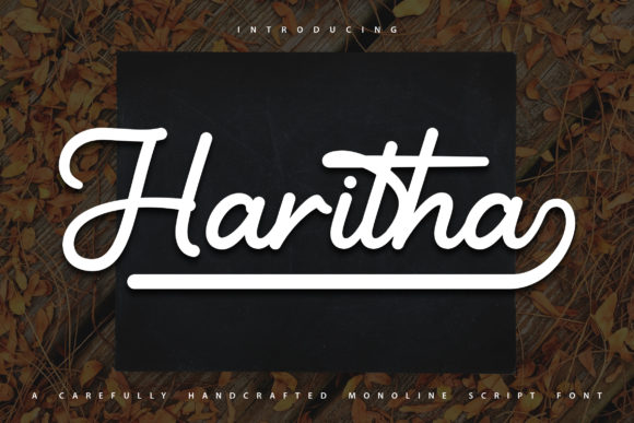 Haritha: A Vintage-Styled Font for Timeless Editorial Design