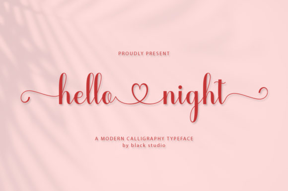 Hello Night: A Font That Elevates Branding with Grace
