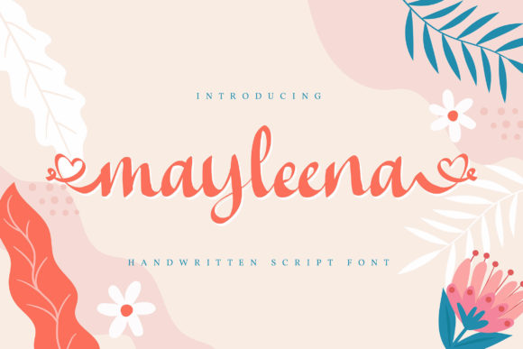 Mayleena: A Whimsical Script Font for Web Design