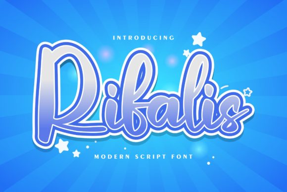 Rifalis: A Script Font for Creative Projects