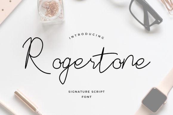 Rogertone: A Script Font for Modern Campaigns