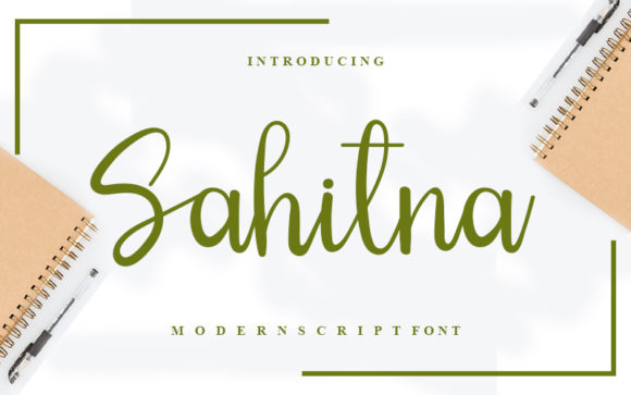 Sahitna Script Font for Editorial Design