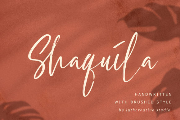 Shaquila: A Versatile Script Font for Digital Marketing