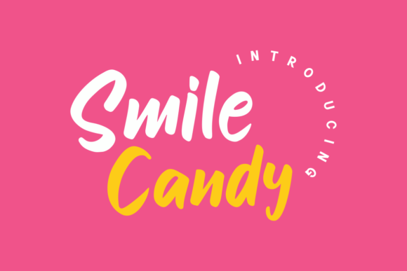 Smile Candy Font for Handmade Creations