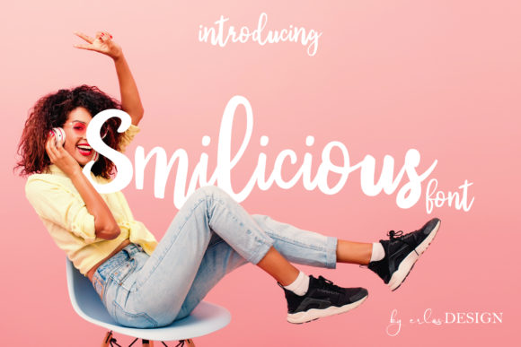 Smilicious: A Modern Calligraphy Script for Creative Branding