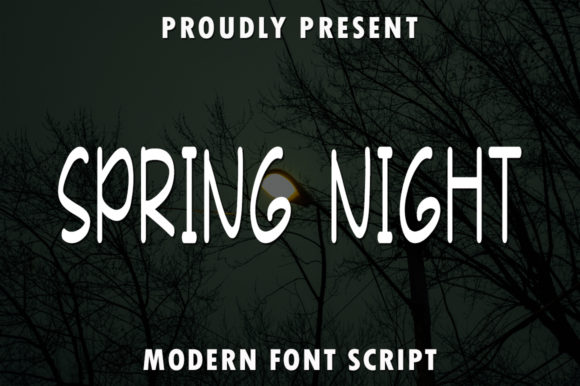 Spring Night: A Simple Font for a Polished Brand Look