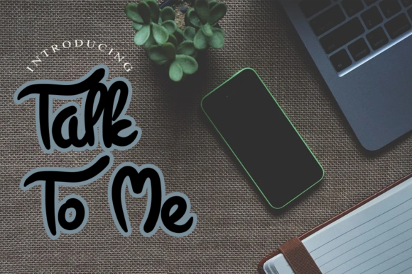 Talk to Me Font for Business Branding