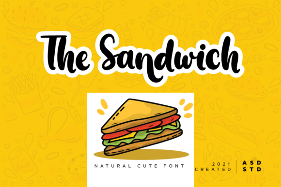 The Sandwich Font: A Creative Staple for Handmade Designs