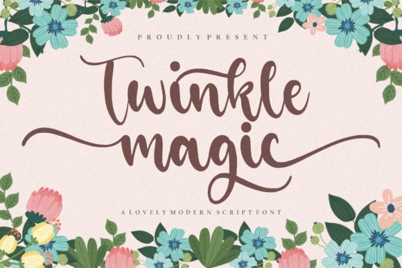 Twinkle Magic: A Handwritten Font That Adds Romance to Every Project