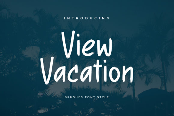 View Vacation: A Handwritten Font for Modern Web Design