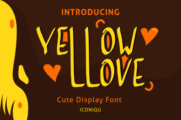 Yellow Love: A Playful Script Font for Modern Marketing